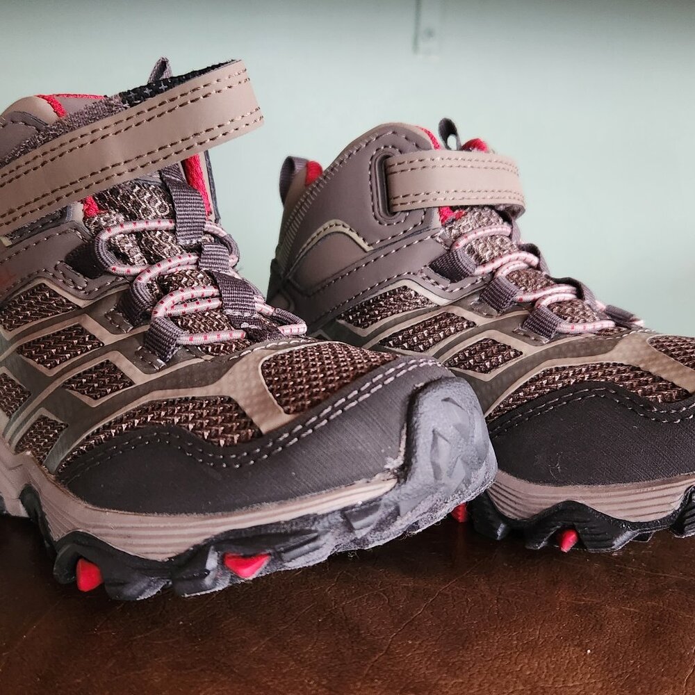 Merrell Kids Boots - Gray and Red